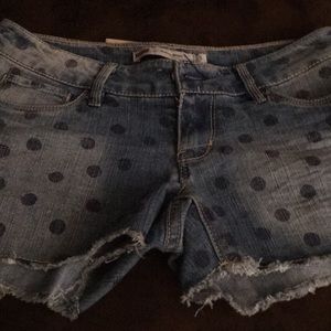 Blue Jean and polkadots shorts